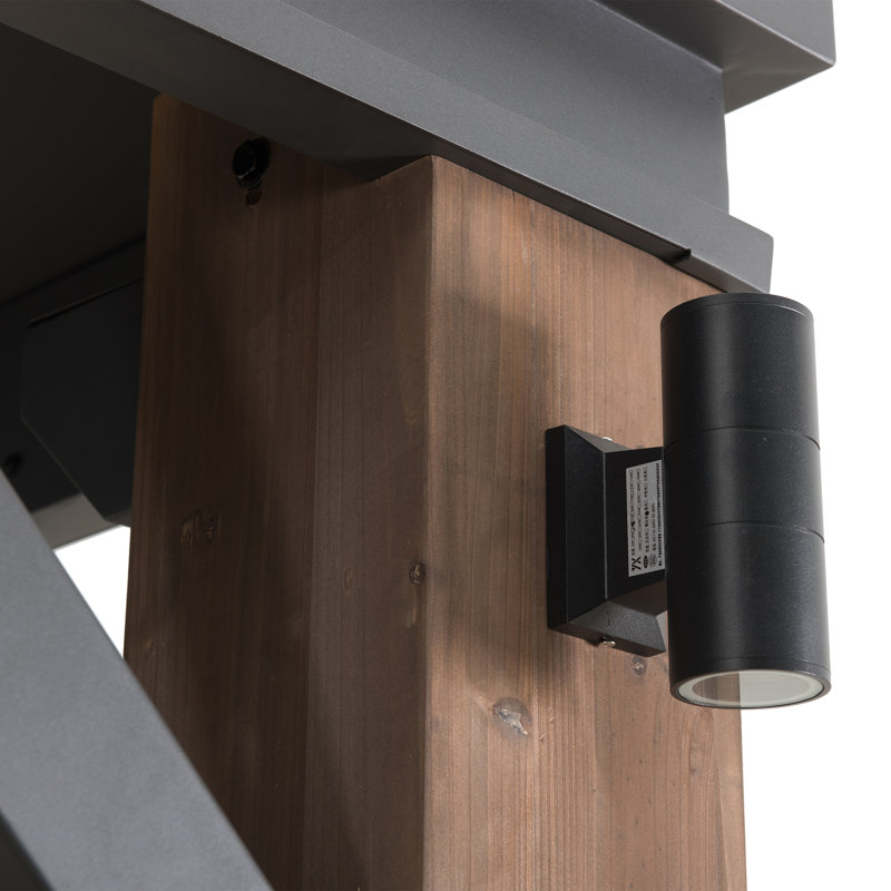 Sunjoy SummerCove Elmgrove 12 ft. x 14 ft. Solar Powered Hardtop Gazebo